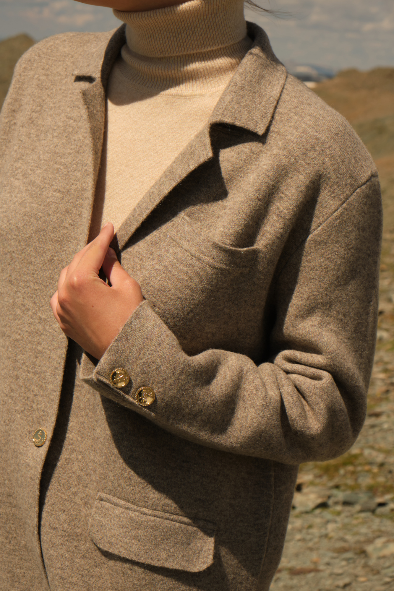 жакет из кашемира