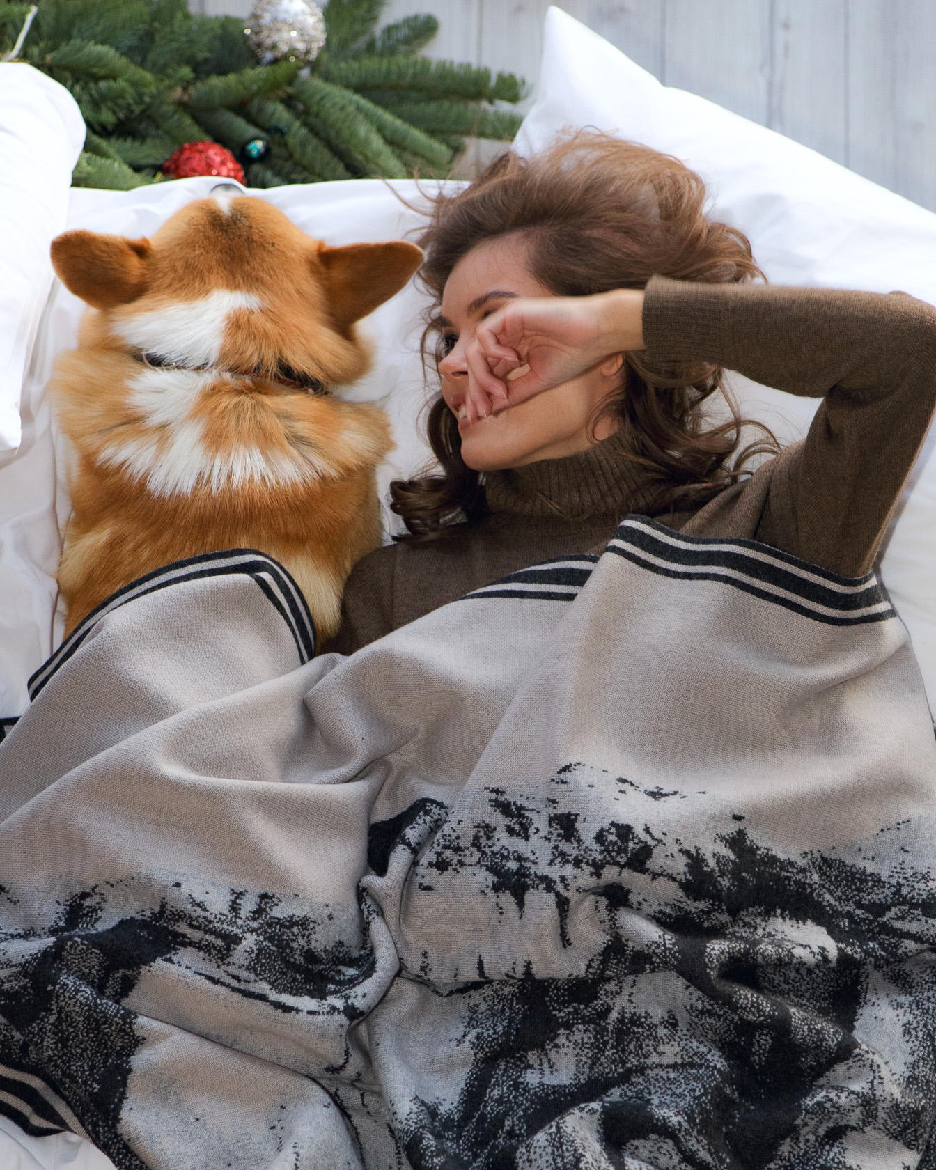 плед из кашемира